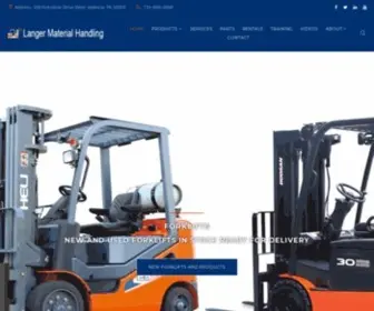 Langermhi.com(Forklift Sales Service Rental for Pittsburgh and Surrounding Areas) Screenshot