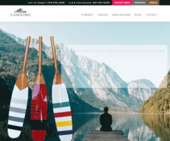 Langfordcanoe.com(Langford Canoe) Screenshot