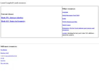 Langfordmath.com(Langford Math) Screenshot