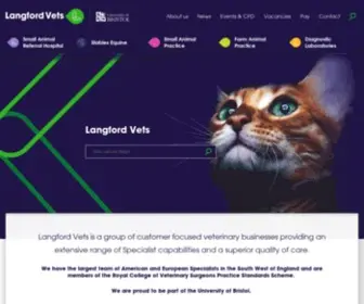 Langfordvets.co.uk(Langford Veterinary Services) Screenshot