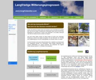 Langfristwetter.com(Langfristige Wettervorhersage) Screenshot