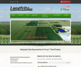 Langfritzseed.com(Langfritz Seed Inc) Screenshot