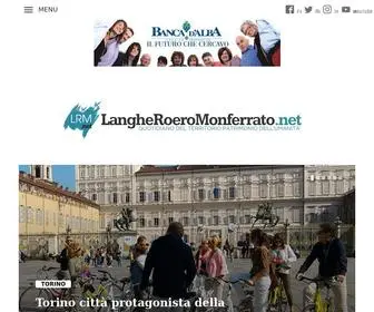 Langheroeromonferrato.net(Quotidiano del territorio Langhe Roero e Monferrato) Screenshot