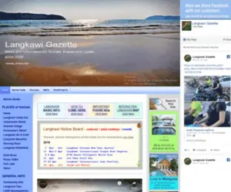 Langkawi-Gazette.com(Home Home) Screenshot