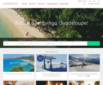 Langley.eu(Skidresor &amp; solresor) Screenshot