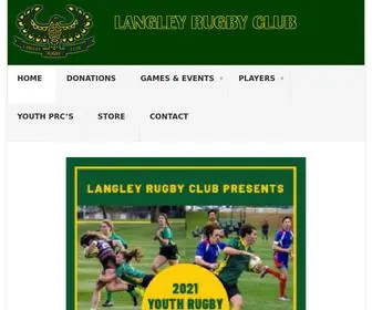 Langleyrugby.com(Langley Rugby Club) Screenshot