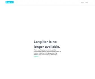 Langliter.com(Langliter) Screenshot