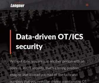 Langner.com(Data-driven OT/ICS security from the people who cracked Stuxnet) Screenshot