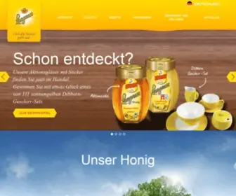 Langnese-Honig.de(Langnese Honig) Screenshot