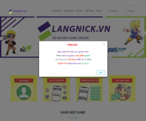 Langnick.vn(LANGNICK™) Screenshot