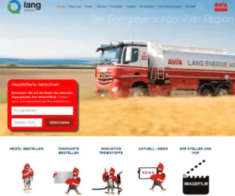 Langoel.ch(Lang Energie AG) Screenshot