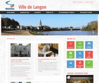 Langon33.fr(Ville de Langon) Screenshot