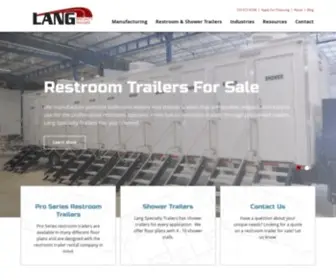 Langrestroomtrailers.com(Restroom Trailers for Sale) Screenshot