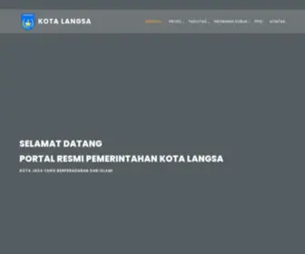 Langsakota.go.id(Kota Langsa) Screenshot