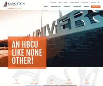 Langston.edu(Langston University) Screenshot