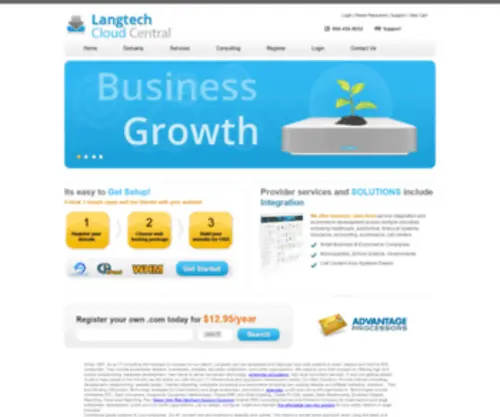 Langtech.net(Langtech Computer Consulting and Online Marketing Services) Screenshot
