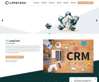 Langtech.vn(Phần mềm CRM hàng đầu cho doanh nghiệp giáo dục) Screenshot