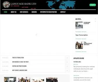 Language-Bank.co.uk(Language Bank Ltd) Screenshot