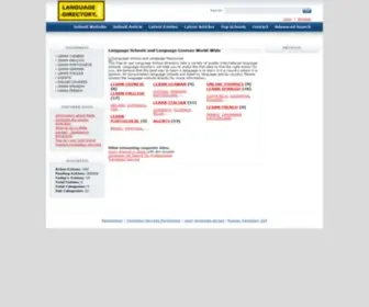 Language-Directory.com(English Language Schools English Language Courses) Screenshot