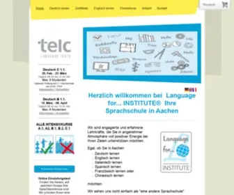 Language-For.de(Language for INSTITUTE in Aachen) Screenshot