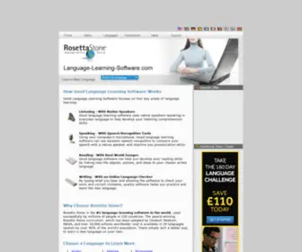 Language-Learning-Software.com(#1 Language Learning Software from Rosetta Stone) Screenshot