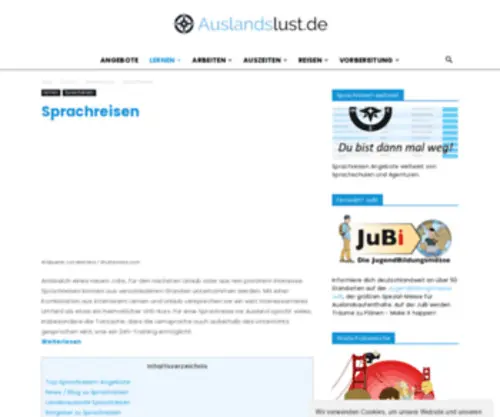 Language-Programs.de(Sprachreisen Sprachkurse) Screenshot