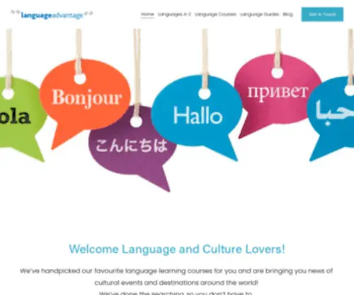 Languageadvantage.com(Language Advantage) Screenshot