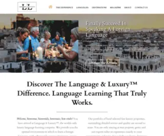 Languageandluxury.com(Language & Luxury) Screenshot