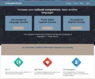 Languageauthority.com(Language Learning) Screenshot