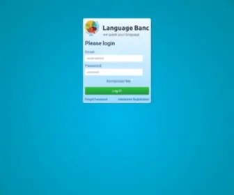 Languagebanc.com(The Language Banc) Screenshot
