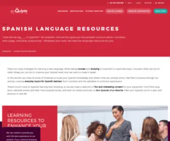 Languagegames.org(Spanish Lessons and Resources to Learn Spanish Online) Screenshot