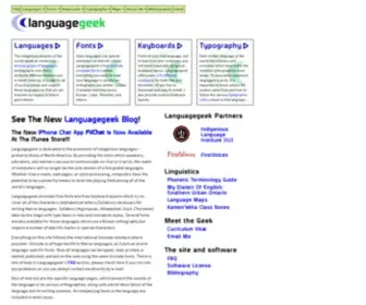 Languagegeek.com(Native Languages) Screenshot