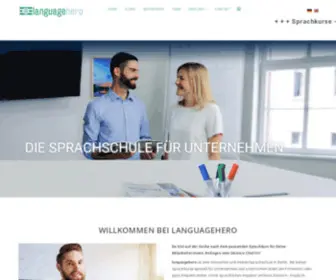 Languagehero.de(Sprachschule für Firmen in Berlin) Screenshot