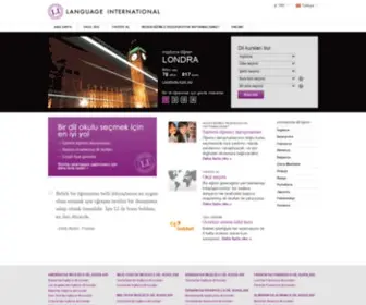 Languageinternational.com.tr(Dil Kursları & Yurtdışı Eğitim Programları) Screenshot