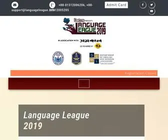 Languageleague.info(Language League 2019) Screenshot