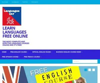 Languages247.com(Learn Languages Quickly with Julia) Screenshot