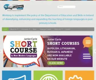 Languagesinitiative.ie(Post-Primary Languages Ireland) Screenshot