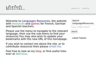 Languagesresources.co.uk(Languages Resources) Screenshot