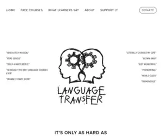 Languagetransfer.org(Language Transfer) Screenshot