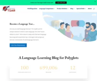 Languagetsar.com(Language Tsar) Screenshot