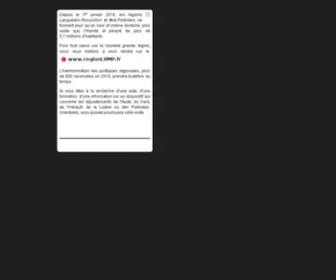 Languedocroussillon.fr(La Région Languedoc) Screenshot