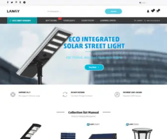 Langy-Energy.com(Focus on solar lighting products. Main supply) Screenshot