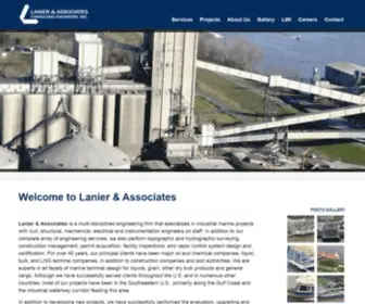 Lanier-Engineers.com(Lanier & Associates Consulting Engineers) Screenshot