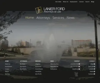 Lanierford.com(Lanier ford law firm huntsville alabama) Screenshot