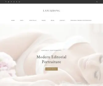 Lanikhong.com(Dallas Fort Worth's Portrait Photographer) Screenshot