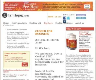 Lanilopez.com(Lani Lopez.com) Screenshot