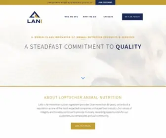 Lanipet.com(LANI Animal Nutrition) Screenshot