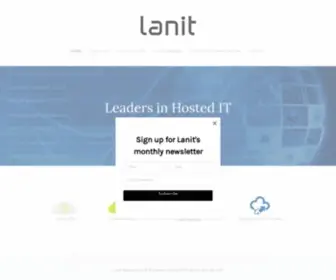 Lanit.com(Lanit Cloud Services and IT Management) Screenshot