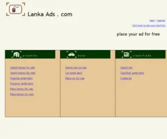 Lankaads.com(Lankaads) Screenshot