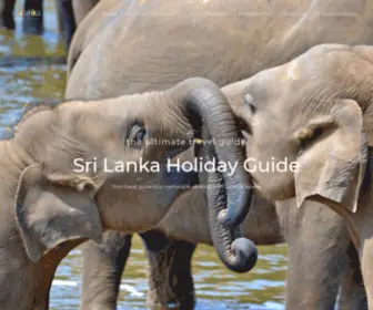Lankaholidayguide.com(Sri Lanka Holiday Guide) Screenshot